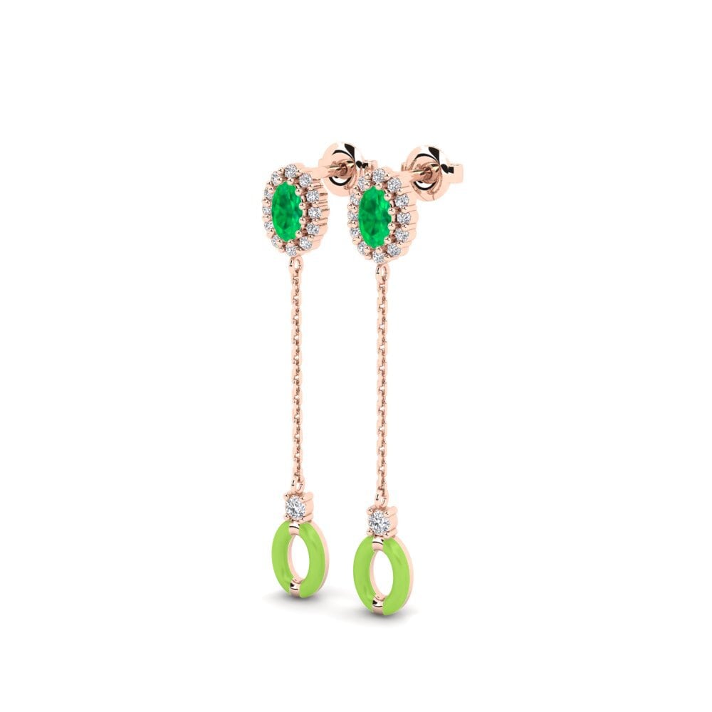 14k Rose Gold Women's Earring Simla