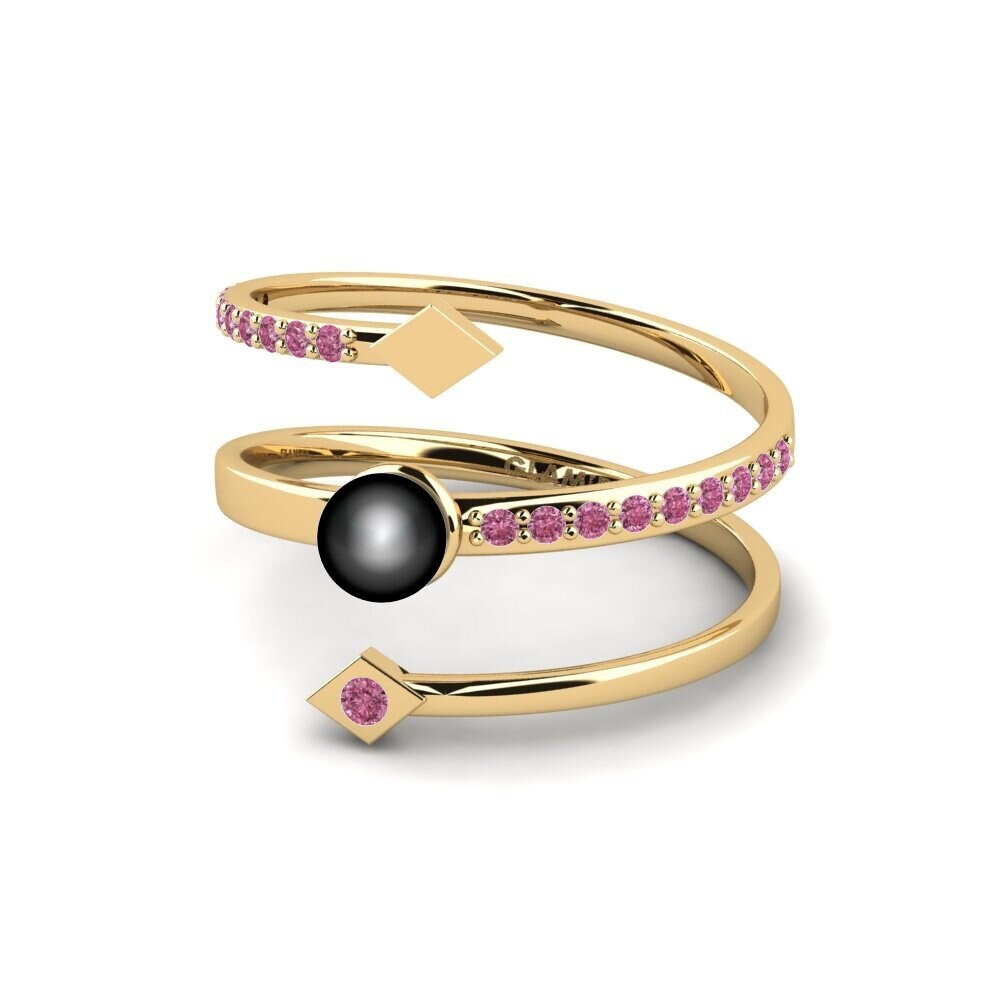 Granate Rhodolite Anillo Sincereco