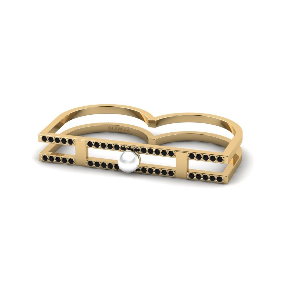 Zafiro negro Anillo Sincerity