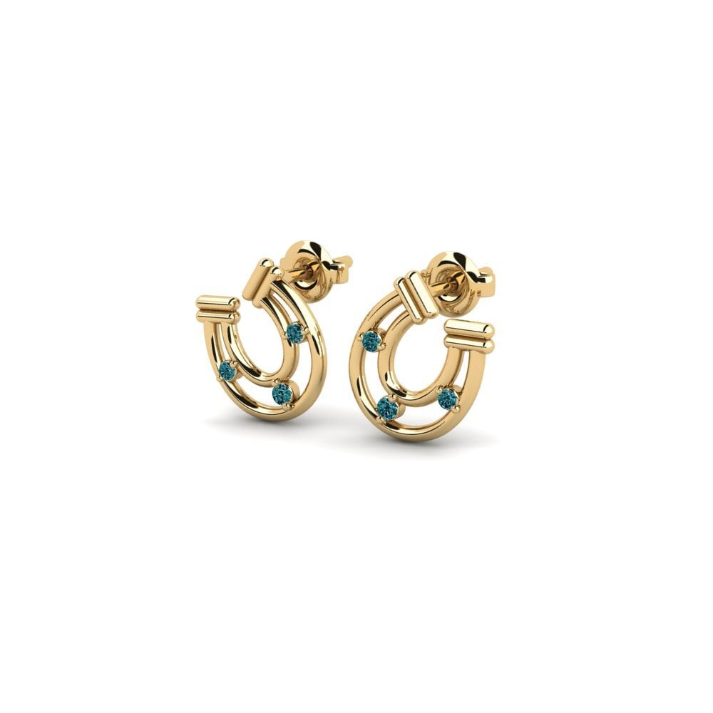 Blue Diamond Women's Earring Sioule