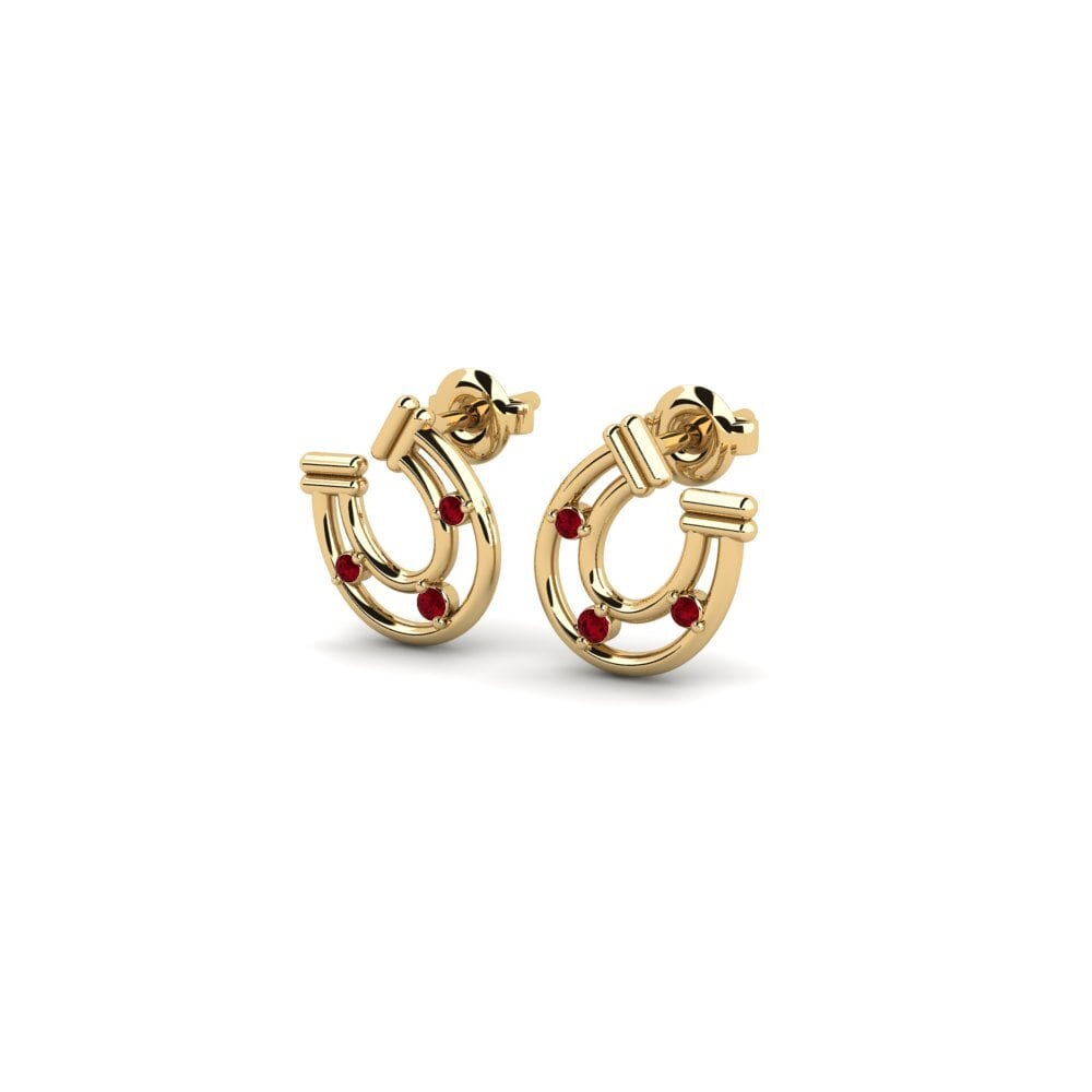 ruby-zirconia Women's ต่างหู Sioule
