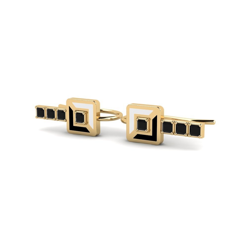 Diamante Negro Pendiente de mujer Sirmione