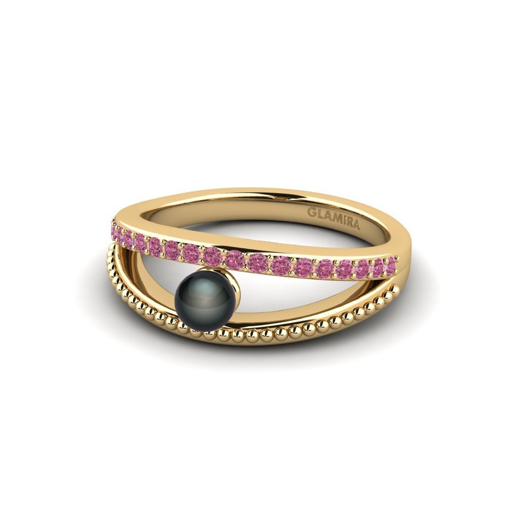 Granate Rhodolite Anillo Skabi