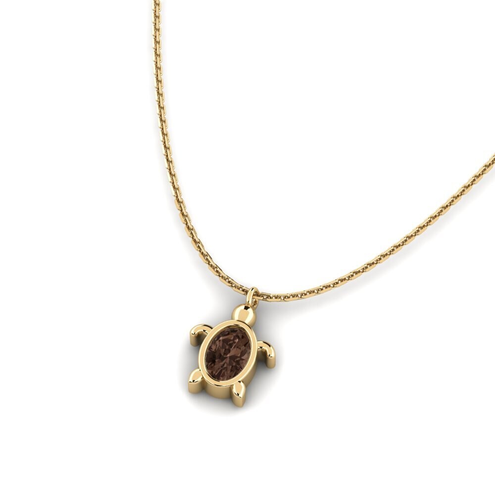 Smoky Quartz Women's Pendant Skilpad