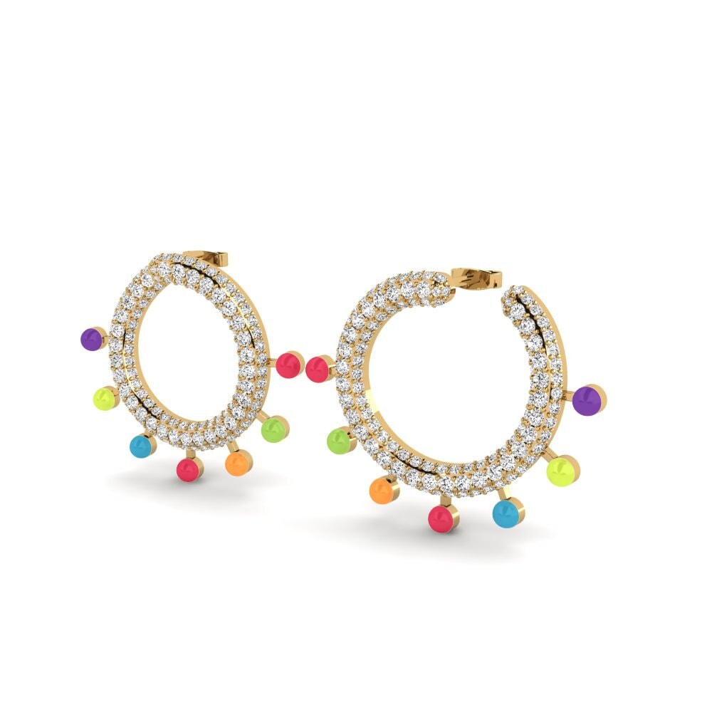 Round Women's Earring Skrujern