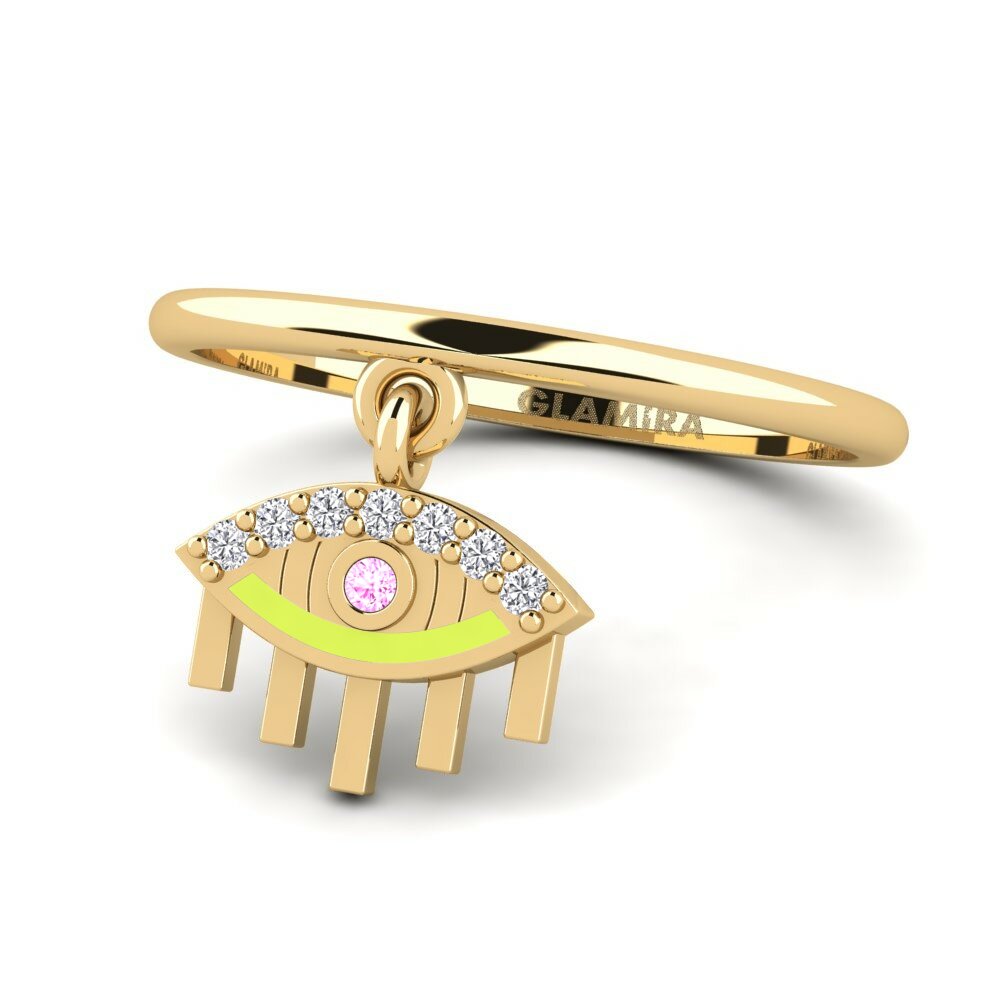 Saphir Rose Bague Skydda