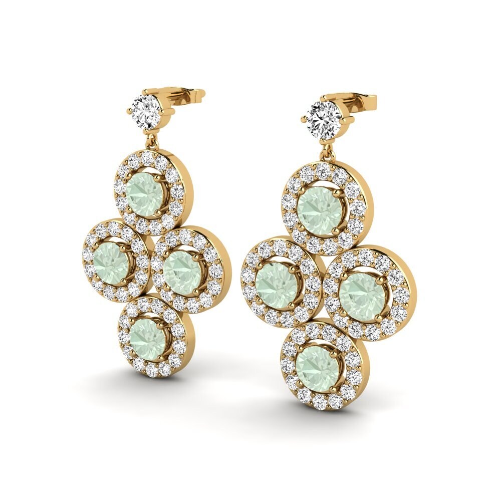 Green Amethyst Women's Earring Skylas