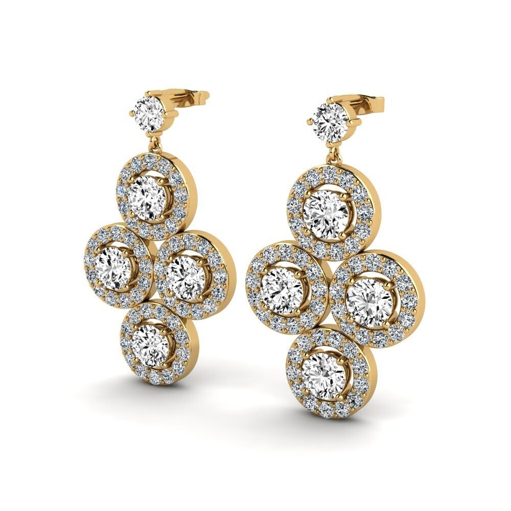 Moissanite Dames Oorbellen Skylas