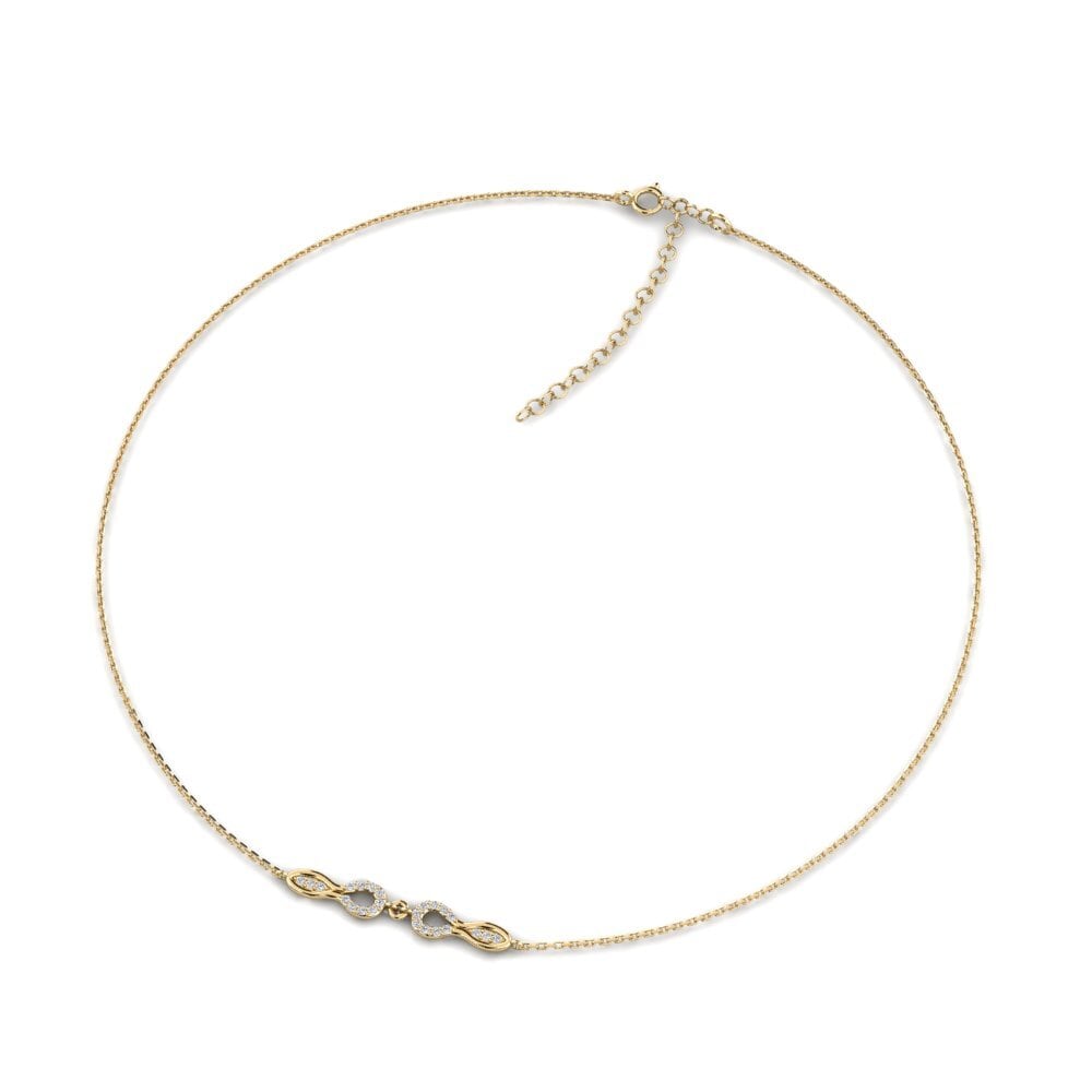 Diamond Women's Choker Necklace Slogas