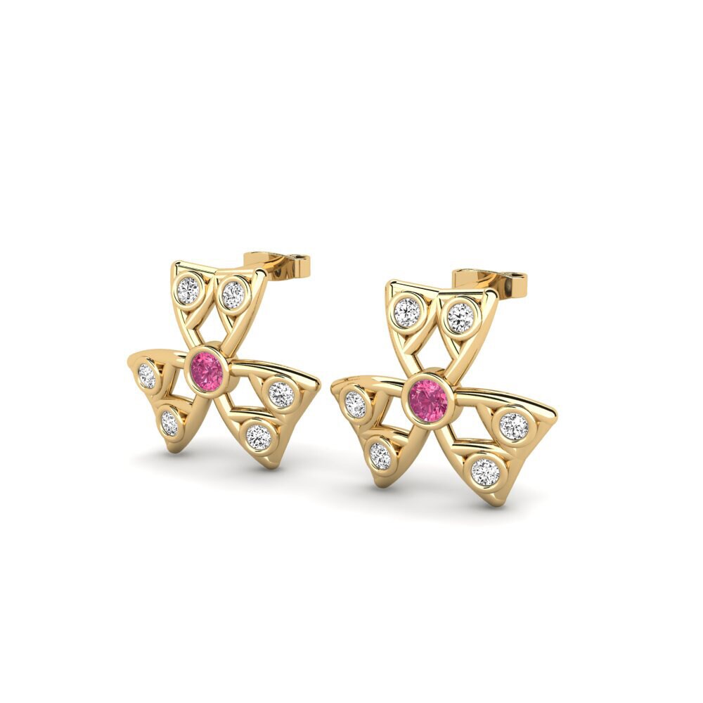 Pink Tourmaline Women's Earring Slynd