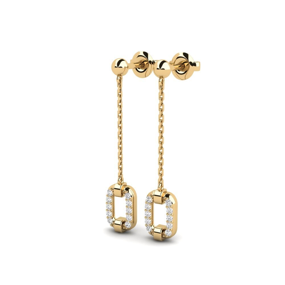 Moissanite Brincos Feminino Smisla