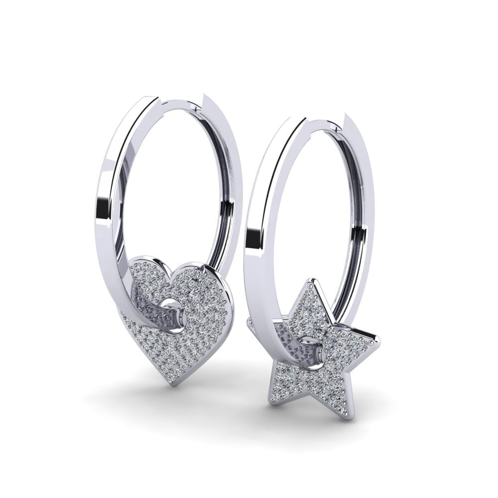 Zircone Boucle d'oreille femme Smoot