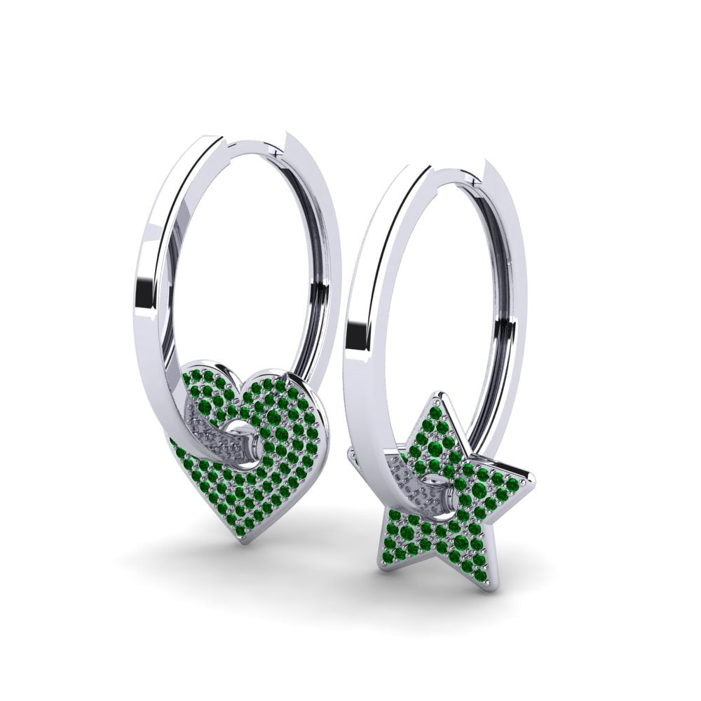 Green Zirconia Earring Smoot
