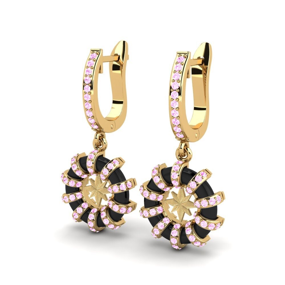 Pink Sapphire Women's Earring Snomes
