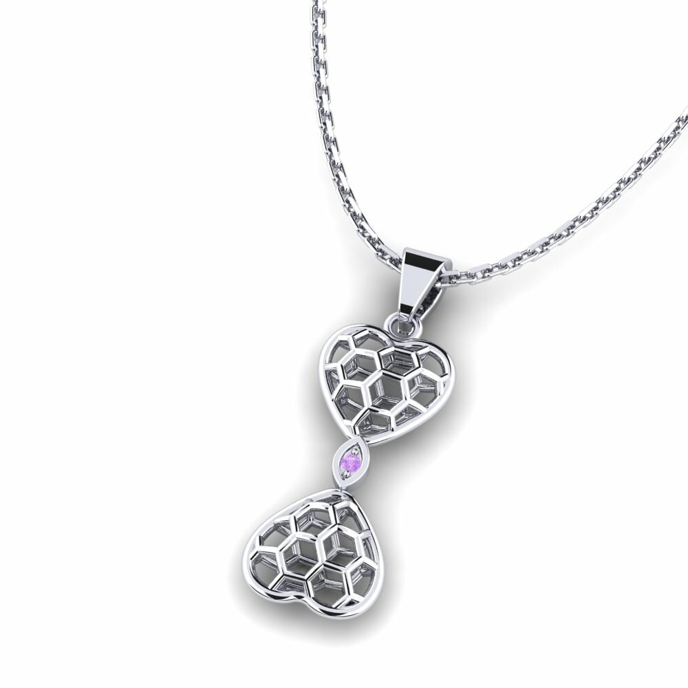 Amethist Dames Hanger Snortes