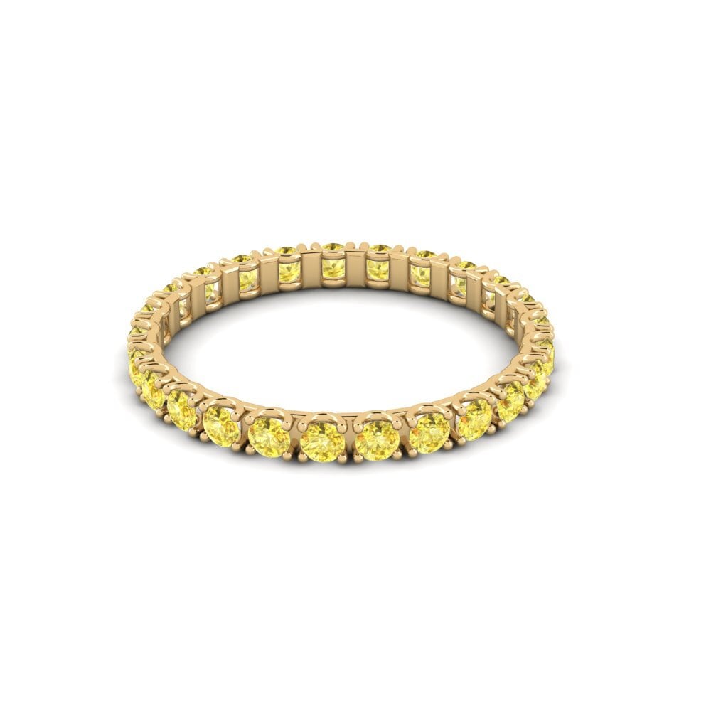 14ct Yellow Gold Yellow Sapphire Ring Soderman