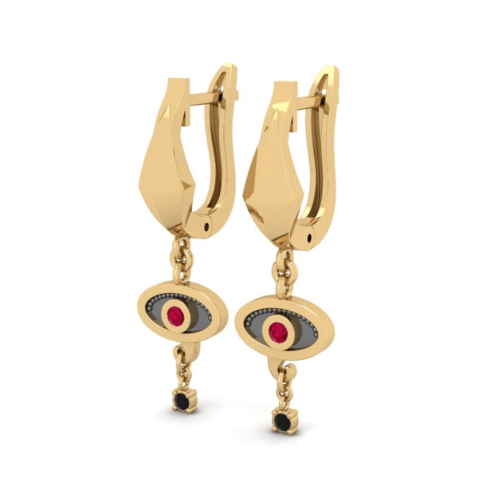 Ruby Women's Earring Solamente