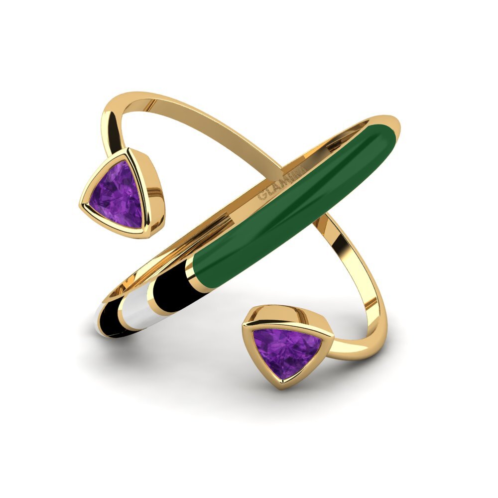 Amethyst Ring Solnedgan