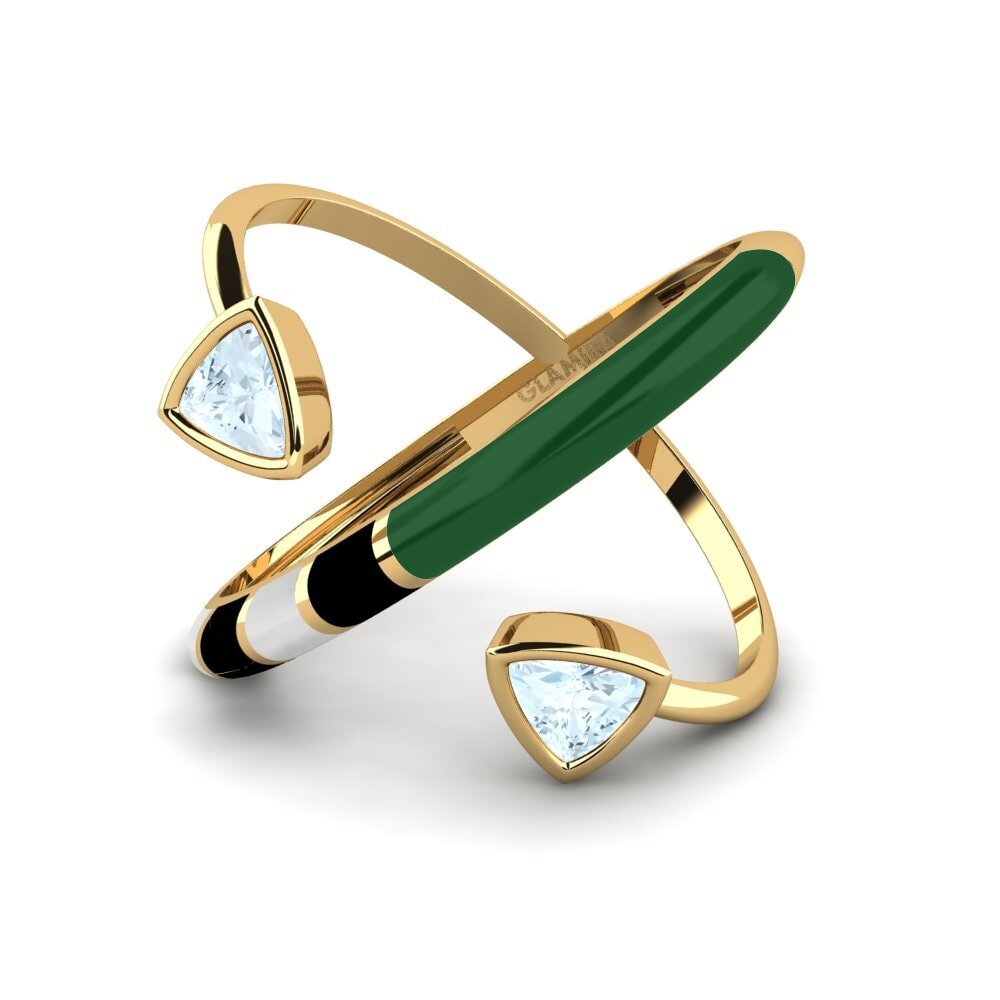 Ringe Offene Aquamarin