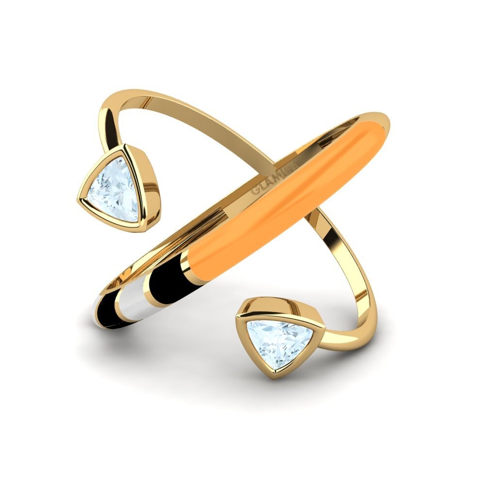 Ringe Offene Aquamarin