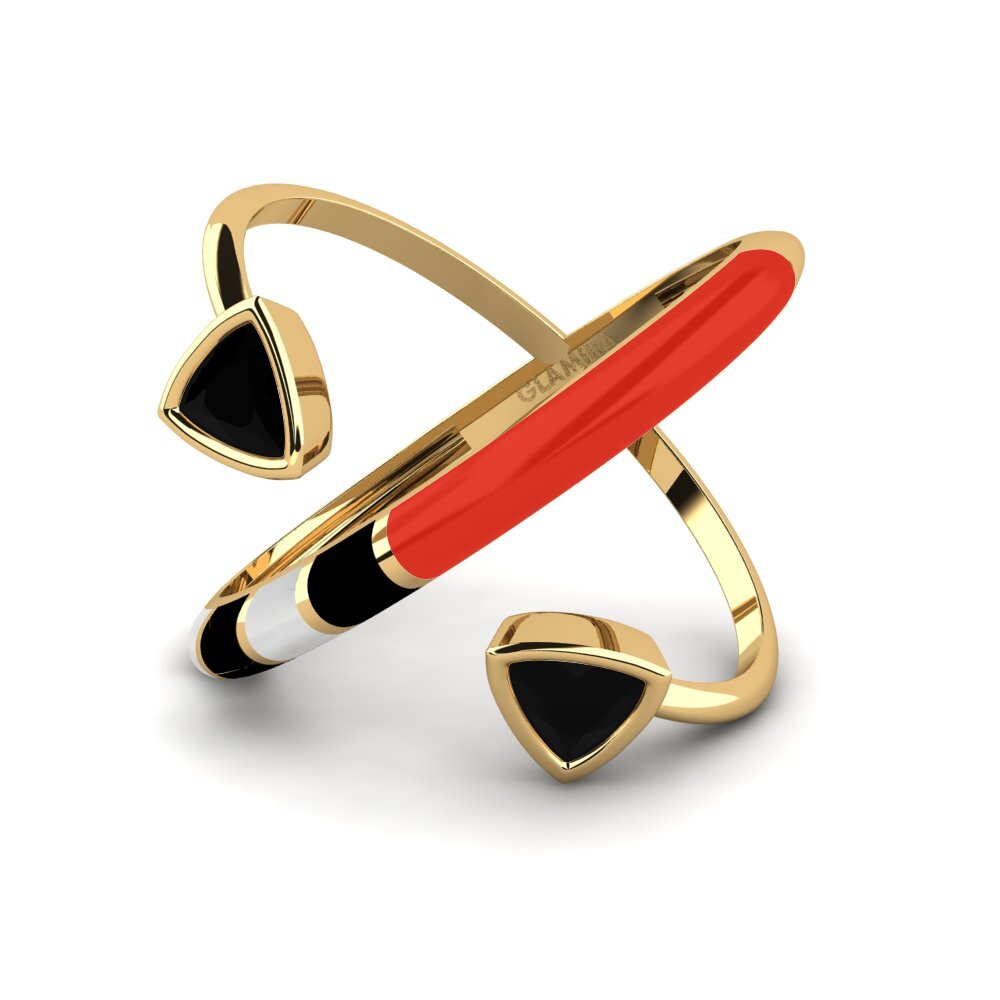 Zafiro negro Anillo Solnedgan