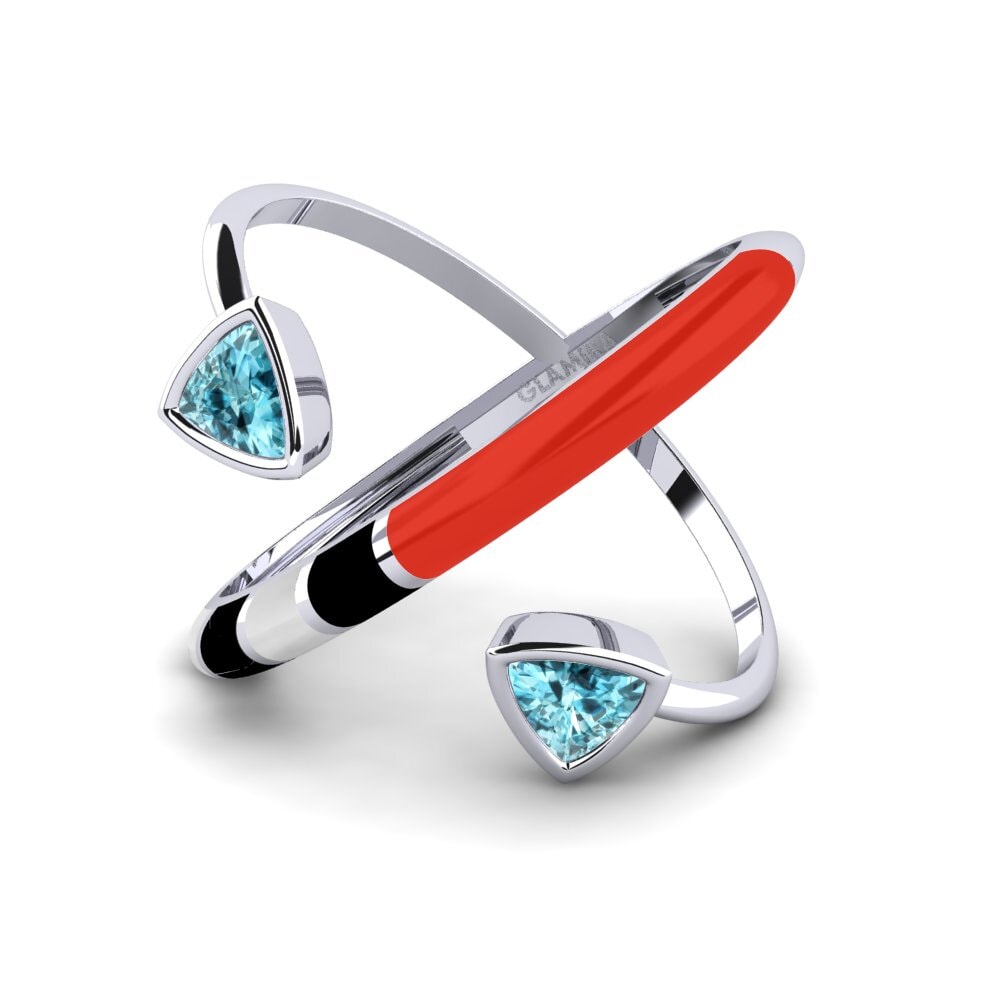 Weißgold 375 Ring Solnedgan