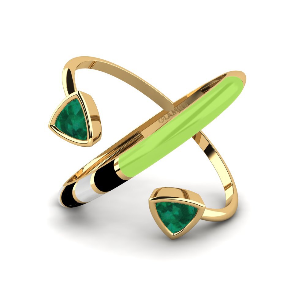 Smaragd Ring Solnedgan