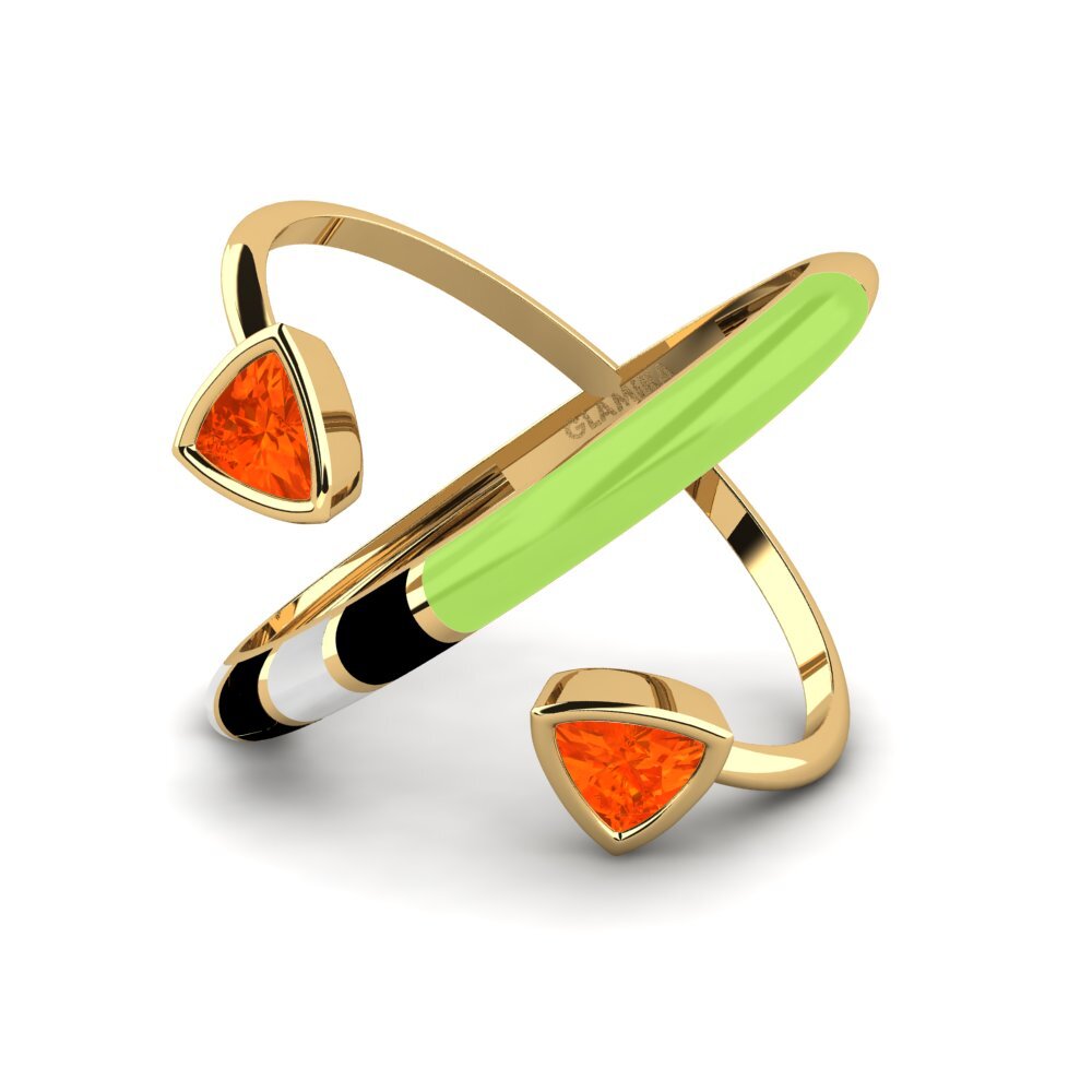 Open Fire-Opal Rings