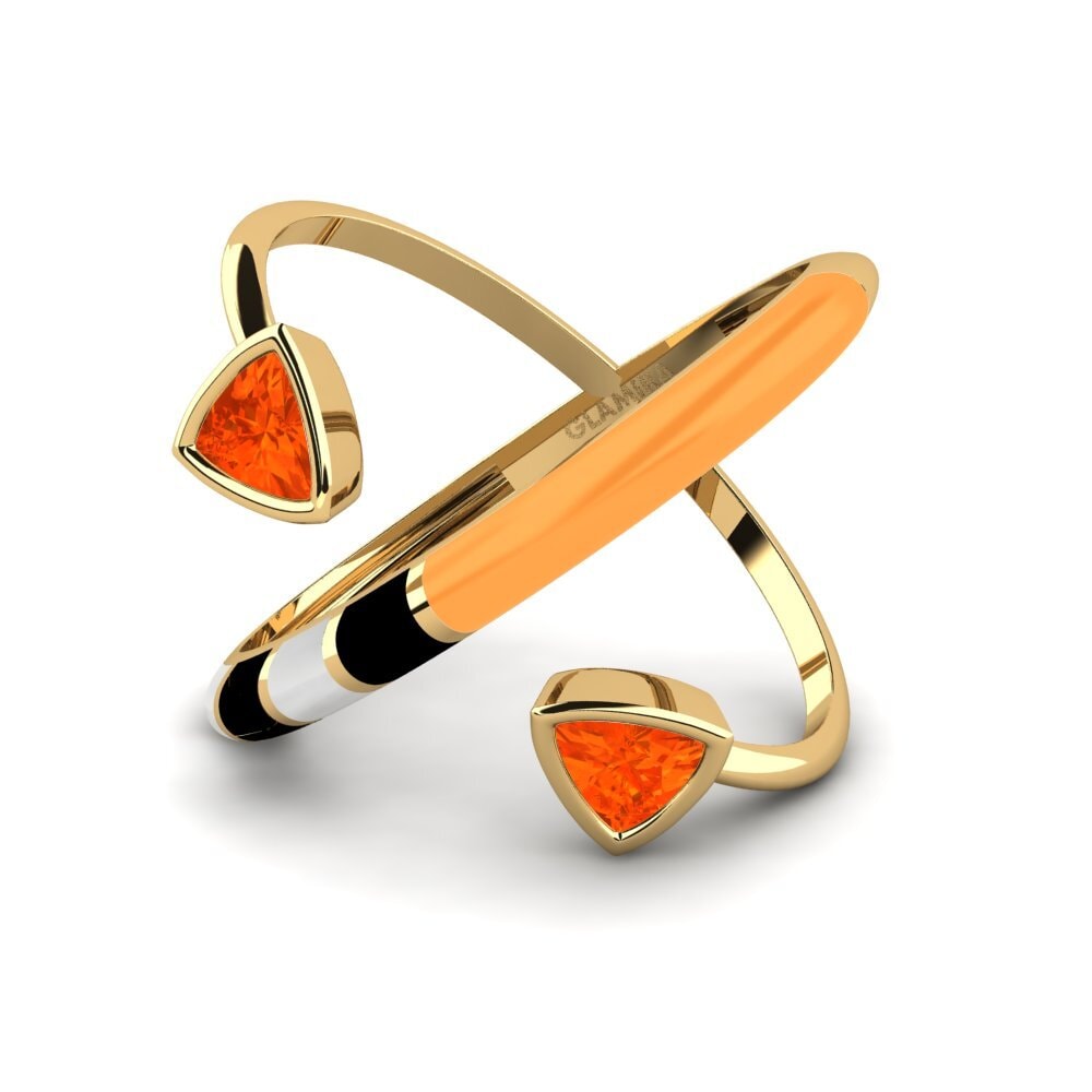 Open Fire-Opal Rings