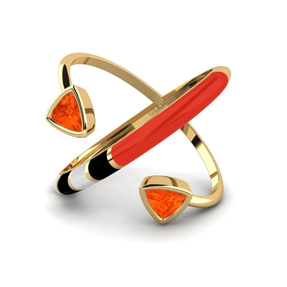 Open Fire-Opal Rings