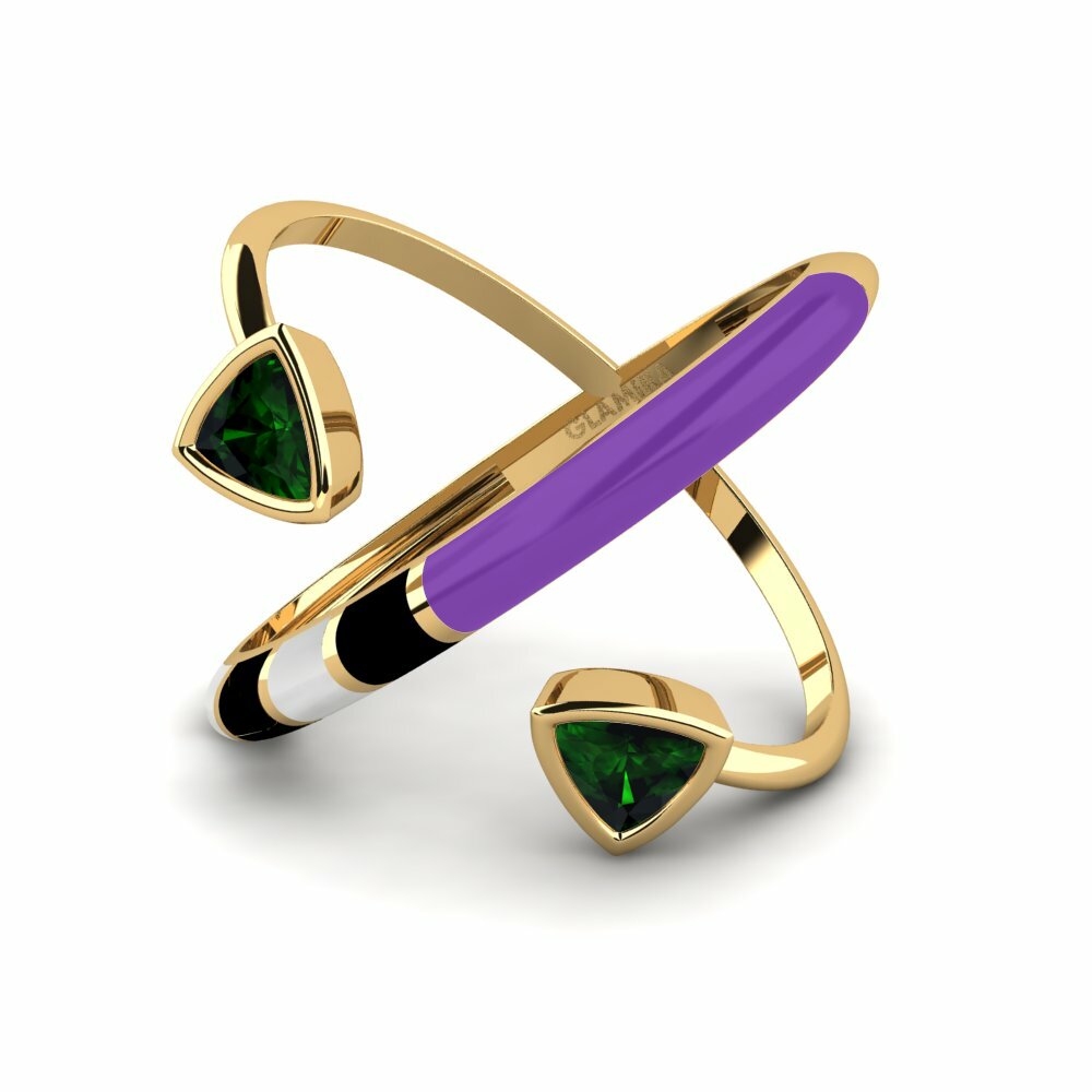 Tourmaline Verte Bague Solnedgan