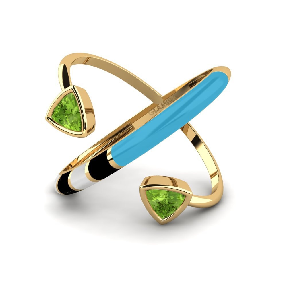 Ringe Offene Peridot