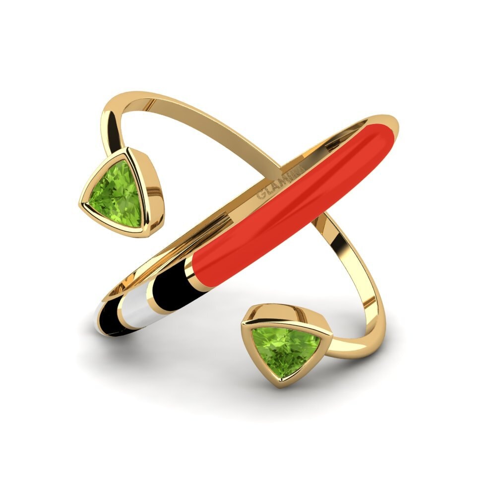 Ringe Offene Peridot