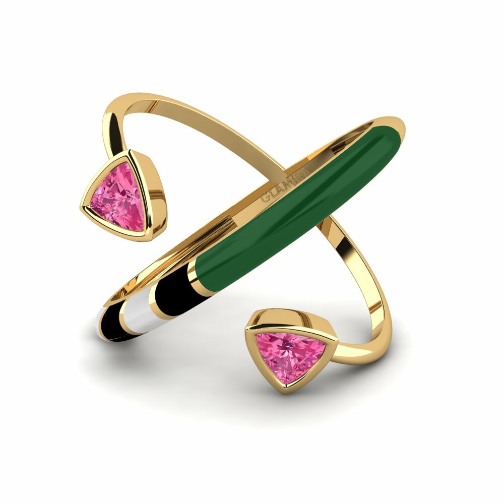 Tourmaline Rose Bague Solnedgan