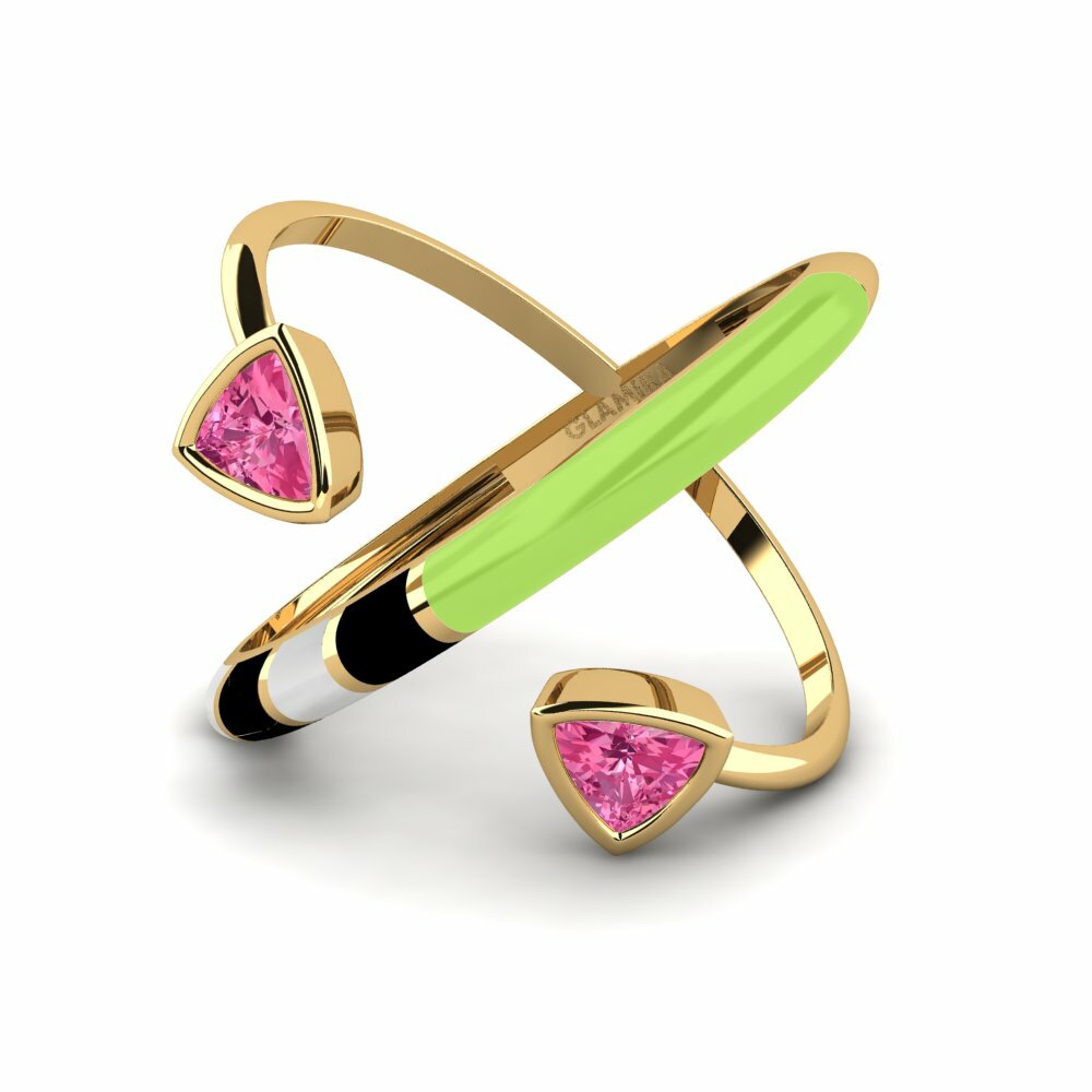 Tourmaline Rose Bague Solnedgan