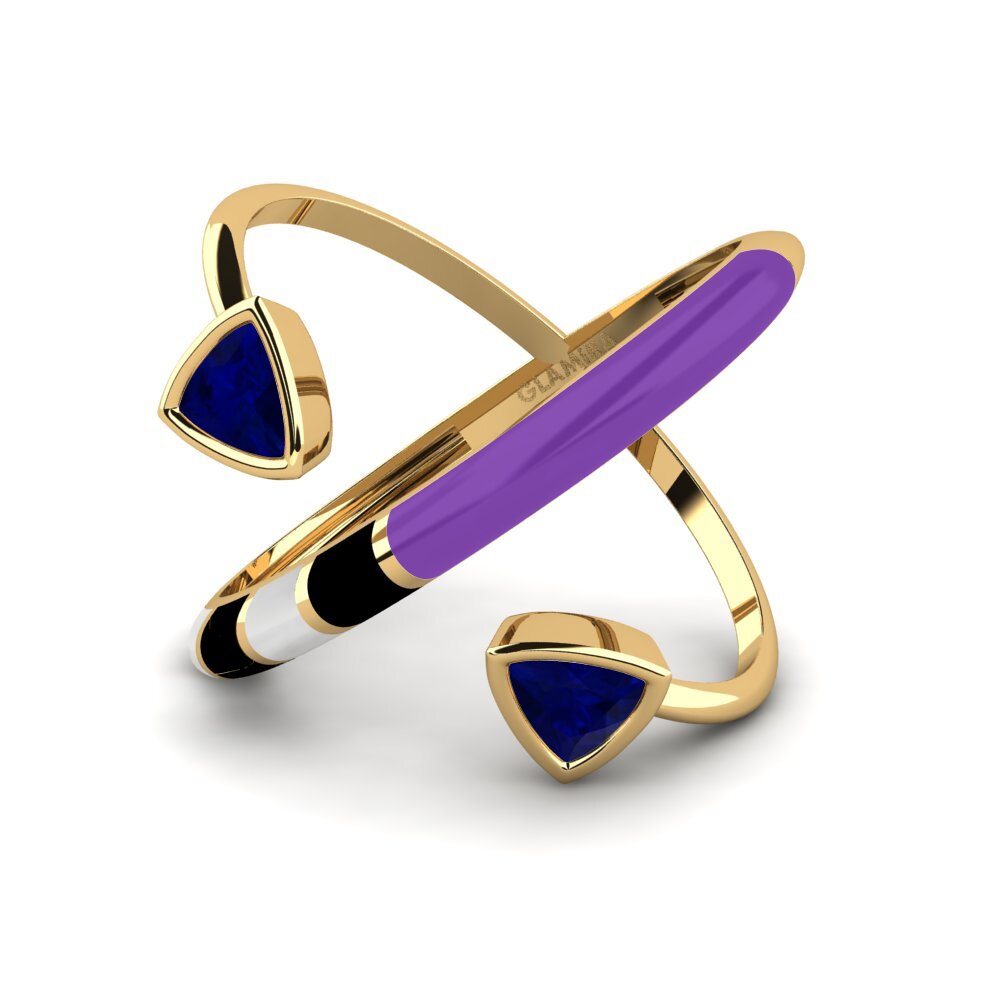 Zafiro Anillo Solnedgan