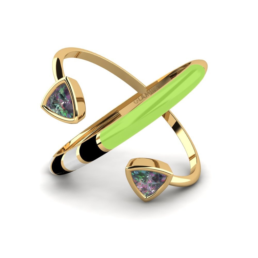 Ringe Offene Mystic Topas