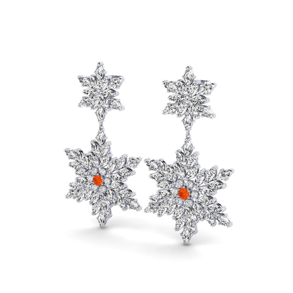 Fire-Opal Women's Earring Soloni