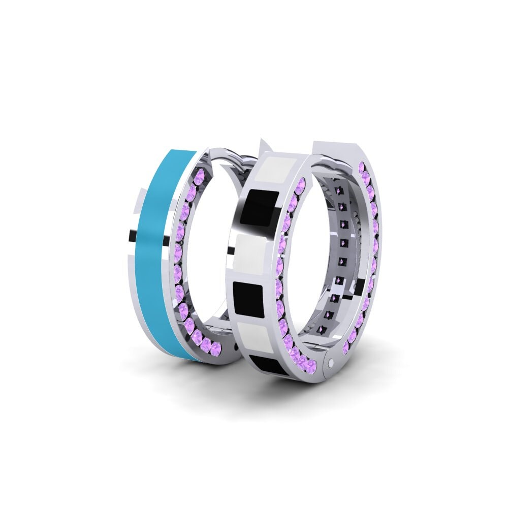Amethyst Damen ohrring Soloppang