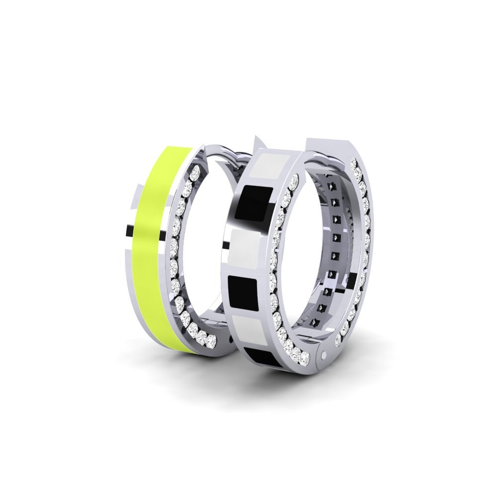 White sapphire Women's Earring Soloppang
