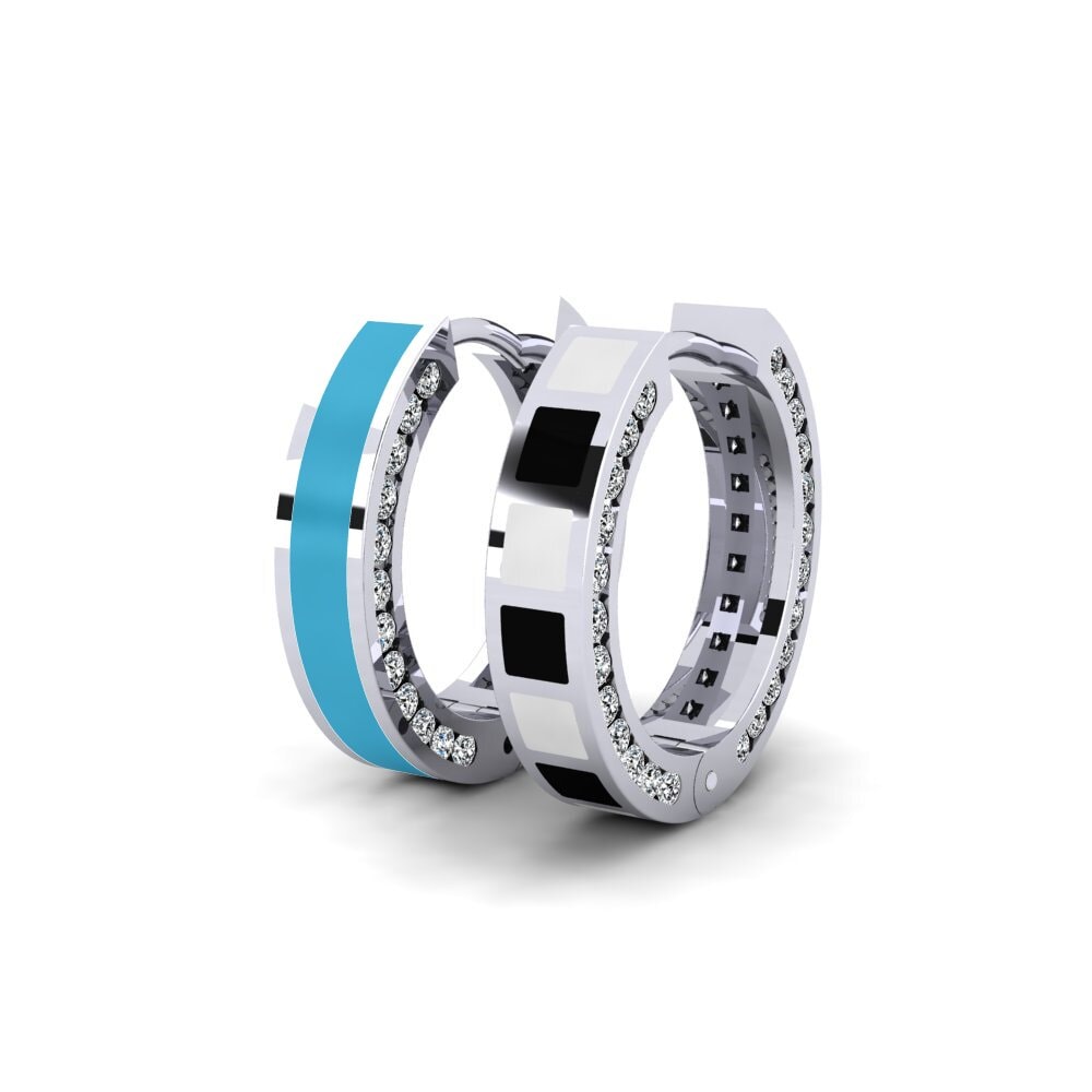 Zircone Boucle d'oreille femme Soloppang