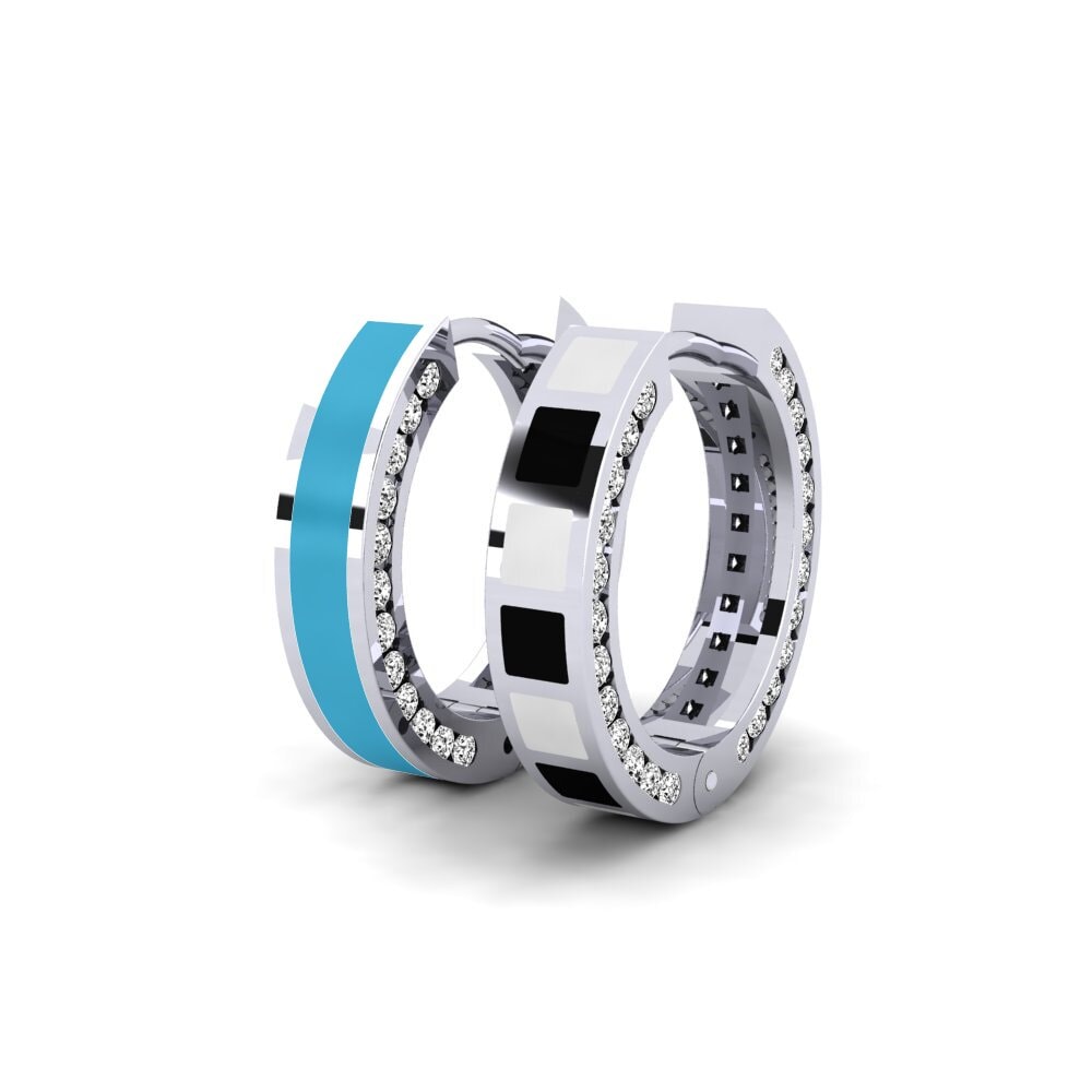 Đá Moissanite Bông tai nữ Soloppang