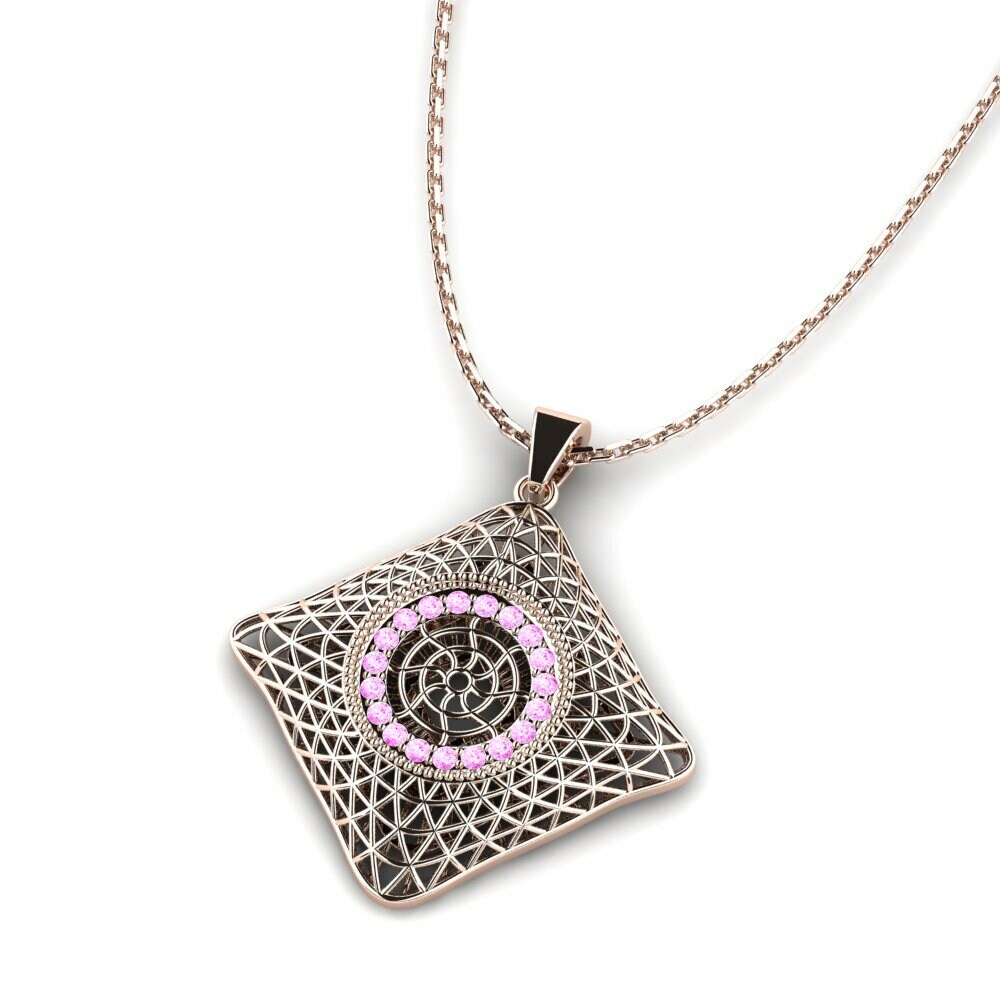 Pink Sapphire Women's Pendant Soo