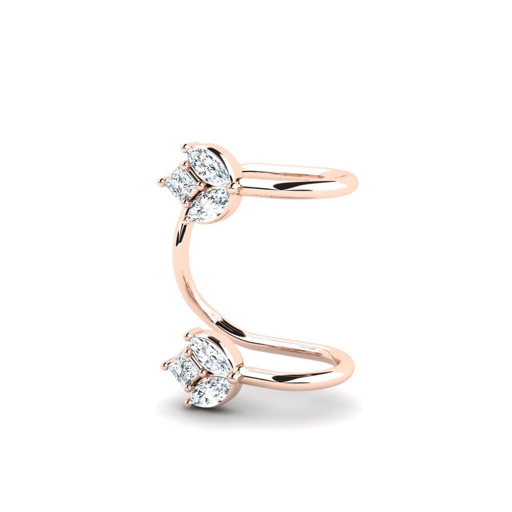 14K Rood Goud Dames Oorbellen Sophin