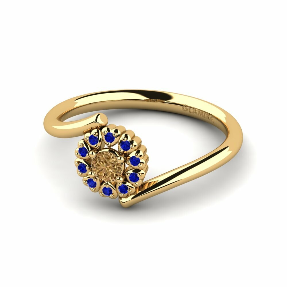 Bague Sophronia Diamant Brun