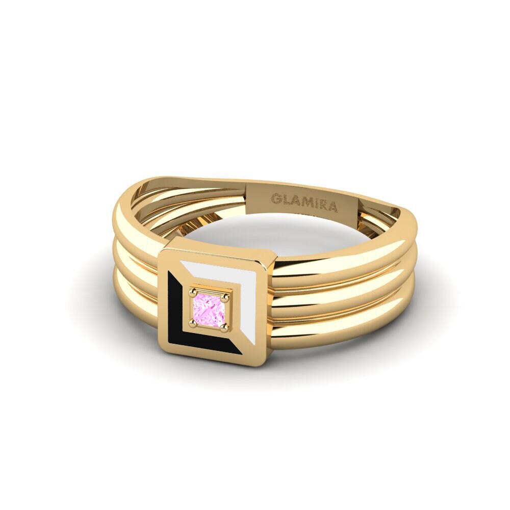 Rosa Saphir Ring Sorprendente