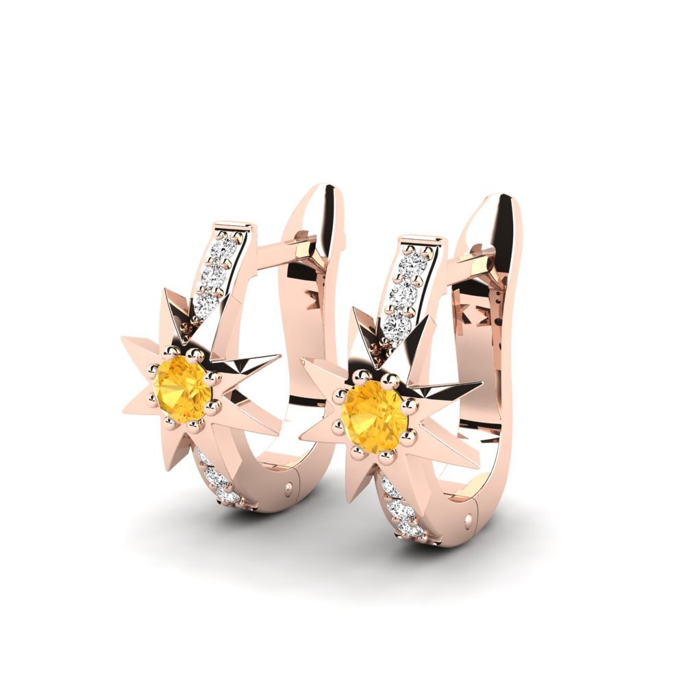 Citrine Women's Earring Spanios