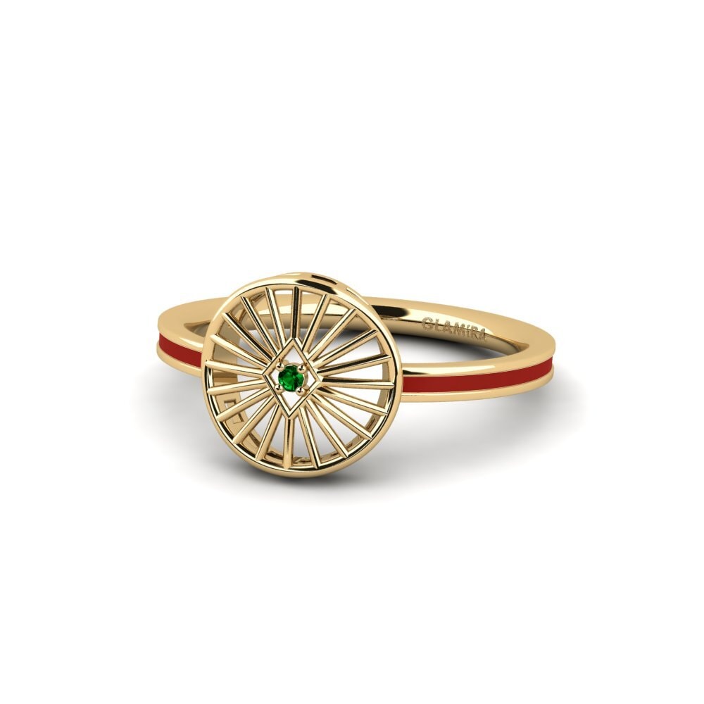 Grüner Zirkonia Ring Sparbim