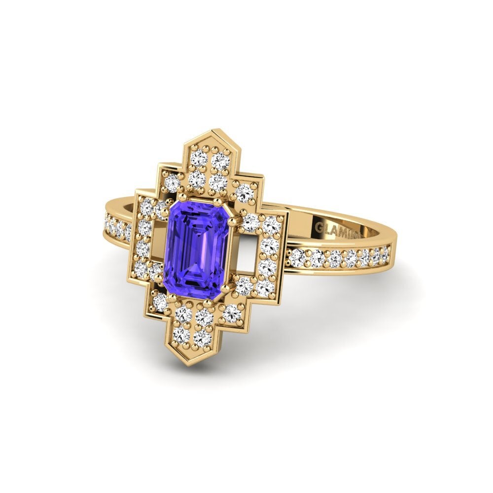 Tanzanita Anillo de compromiso Spendwe