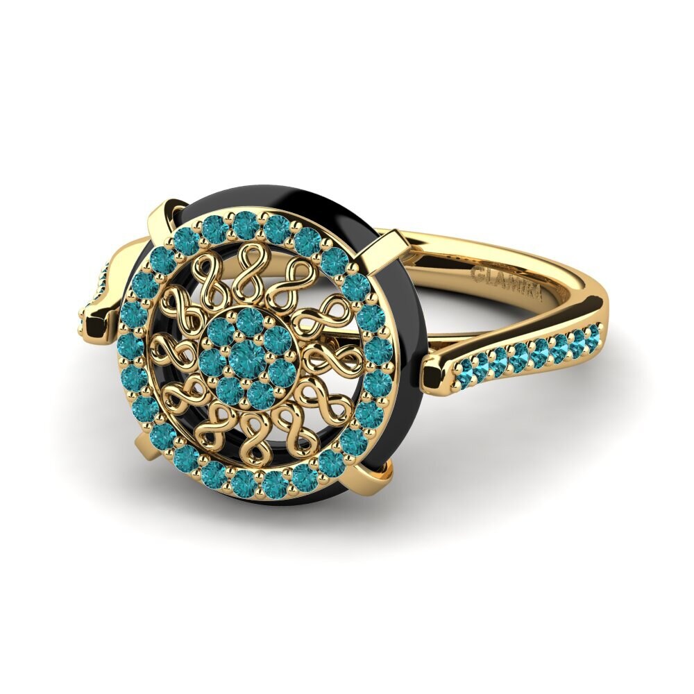 Blauer Diamant Ring Spight